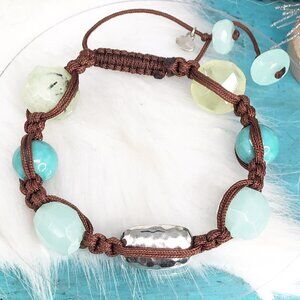 Tica Rosa Green Quartz Aventurine 925  Bracelet